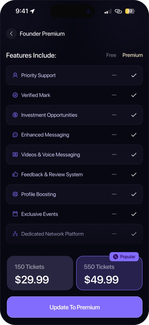 Founder screen 2